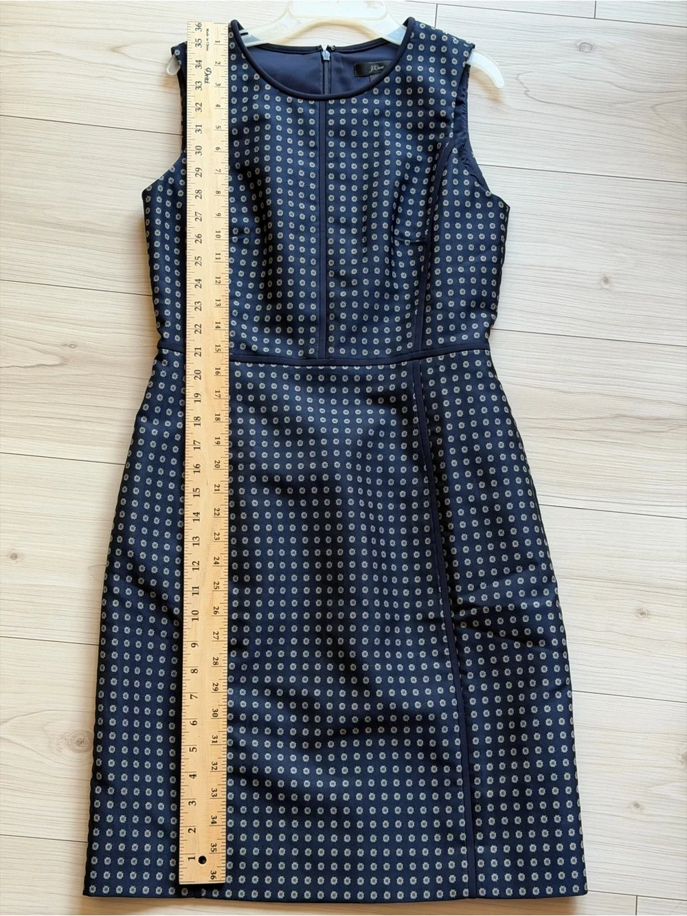 J.Crew Navy Capsule Wardrobe Sheath Dress Sleeveless Career Office Size 4 NWT